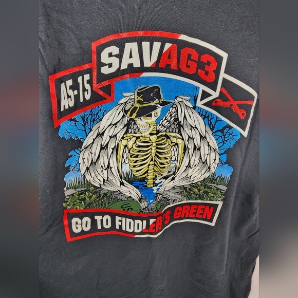 FT BENNING MANEUVER CENTER OF EXCELLENCE A5-15 SAVAGE FIDDLERS GREEN TSHIRT LRG - Picture 4 of 9